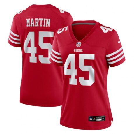 Nick Martin San Francisco 49ers Nike Women's Team Game Jersey - - Front View