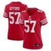 Luke Gifford San Francisco 49ers Nike Women's Team Game Jersey - - Front View