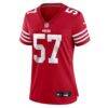 Luke Gifford San Francisco 49ers Nike Women's Team Game Jersey - - Side View