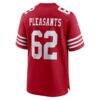Austen Pleasants San Francisco 49ers Nike Team Game Jersey - - Detail View