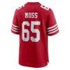 Drew Moss San Francisco 49ers Nike Team Game Jersey - - Detail View