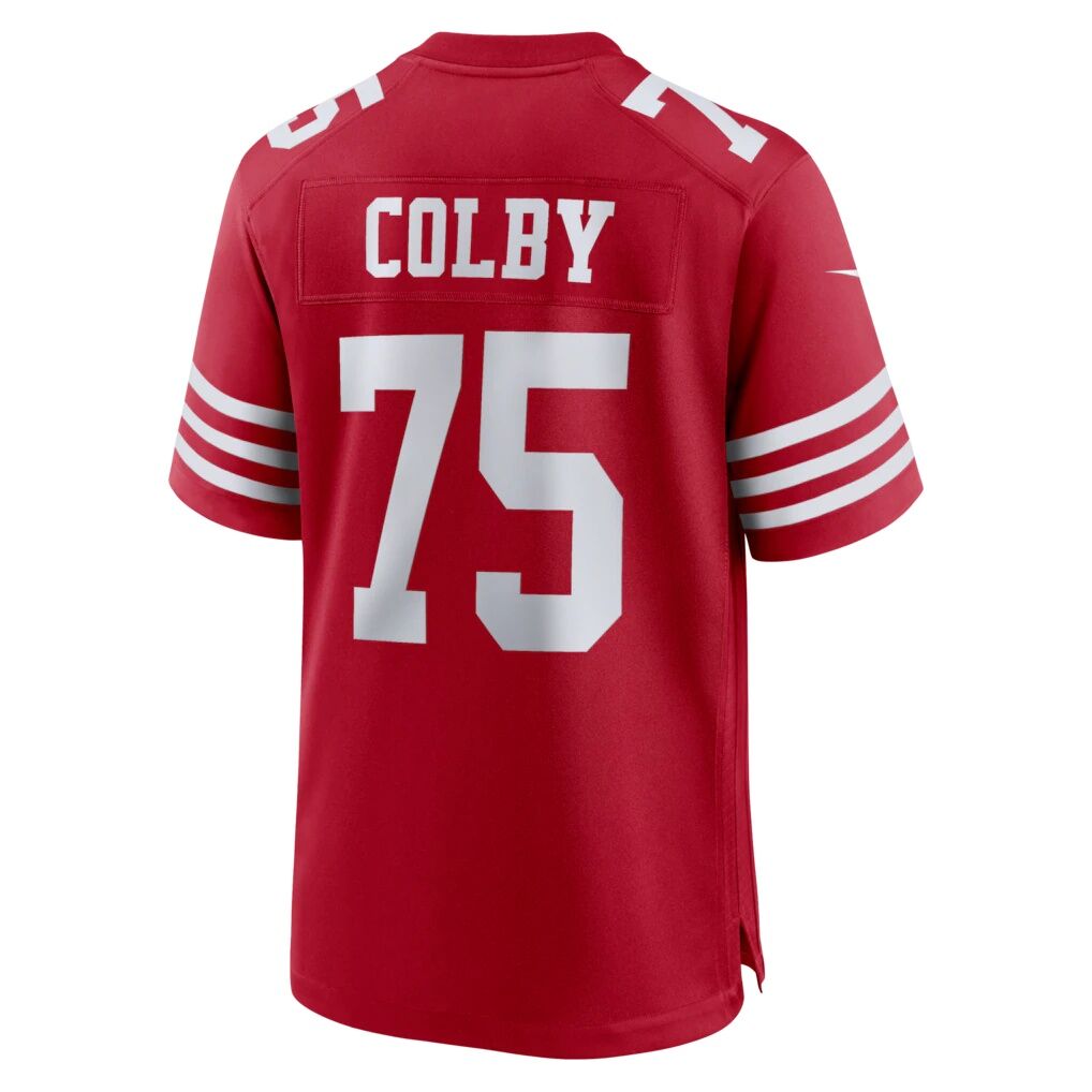Connor Colby San Francisco 49ers Nike Team Game Jersey -  Scarlet