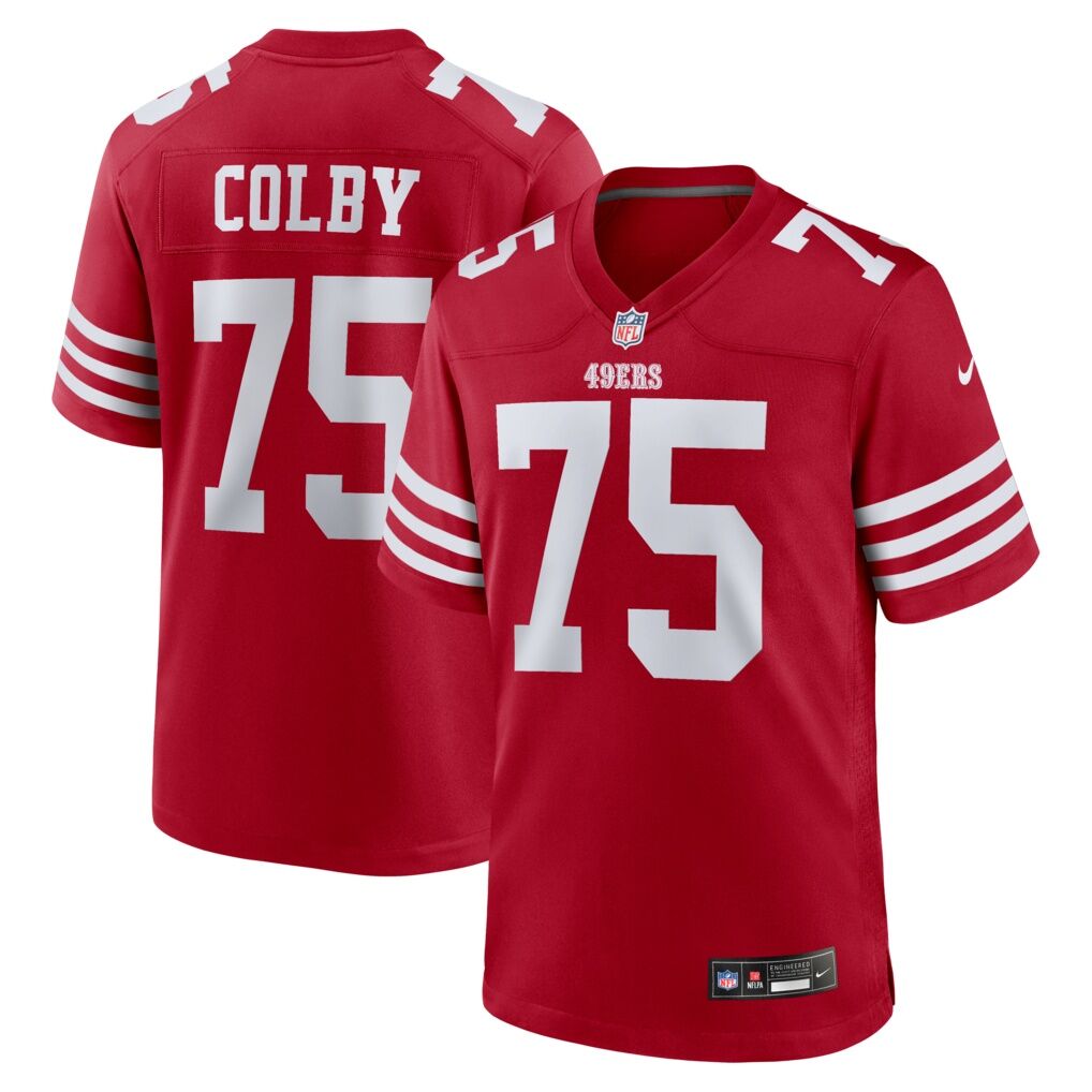 Connor Colby San Francisco 49ers Nike Team Game Jersey -  Scarlet