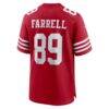 Luke Farrell San Francisco 49ers Nike Team Game Jersey - - Detail View