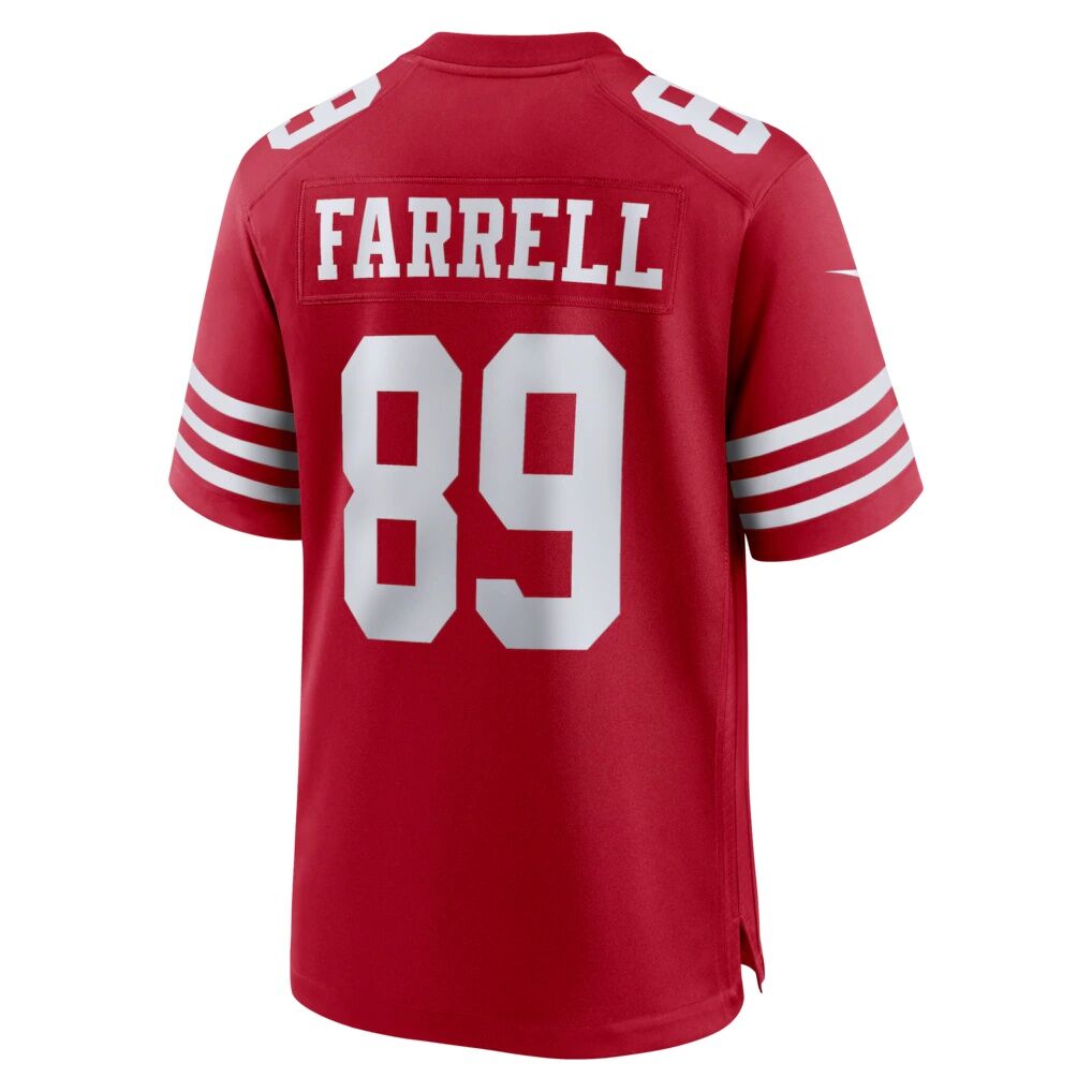 Luke Farrell San Francisco 49ers Nike Team Game Jersey -  Scarlet