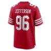 Jordan Jefferson San Francisco 49ers Nike Team Game Jersey - - Detail View