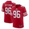 Jordan Jefferson San Francisco 49ers Nike Team Game Jersey - - Front View