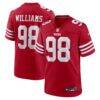 Mykel Williams San Francisco 49ers Nike Team Game Jersey - - Front View