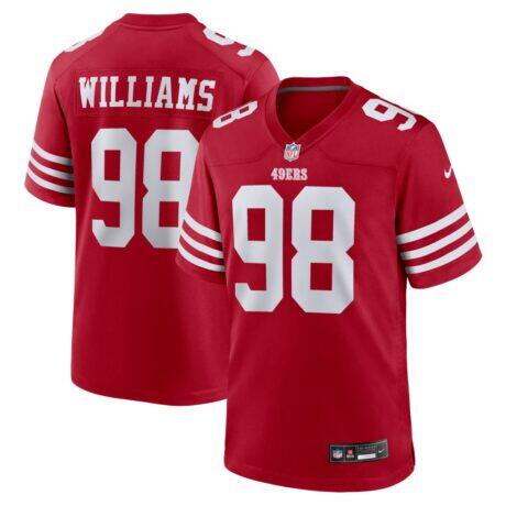 Mykel Williams San Francisco 49ers Nike Team Game Jersey - - Front View