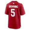 Baron Browning Arizona Cardinals Nike Team Game Jersey - - Detail View