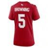 Baron Browning Arizona Cardinals Nike Women's Team Game Jersey - - Detail View