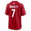 Jacoby Brissett Arizona Cardinals Nike Team Game Jersey - - Detail View