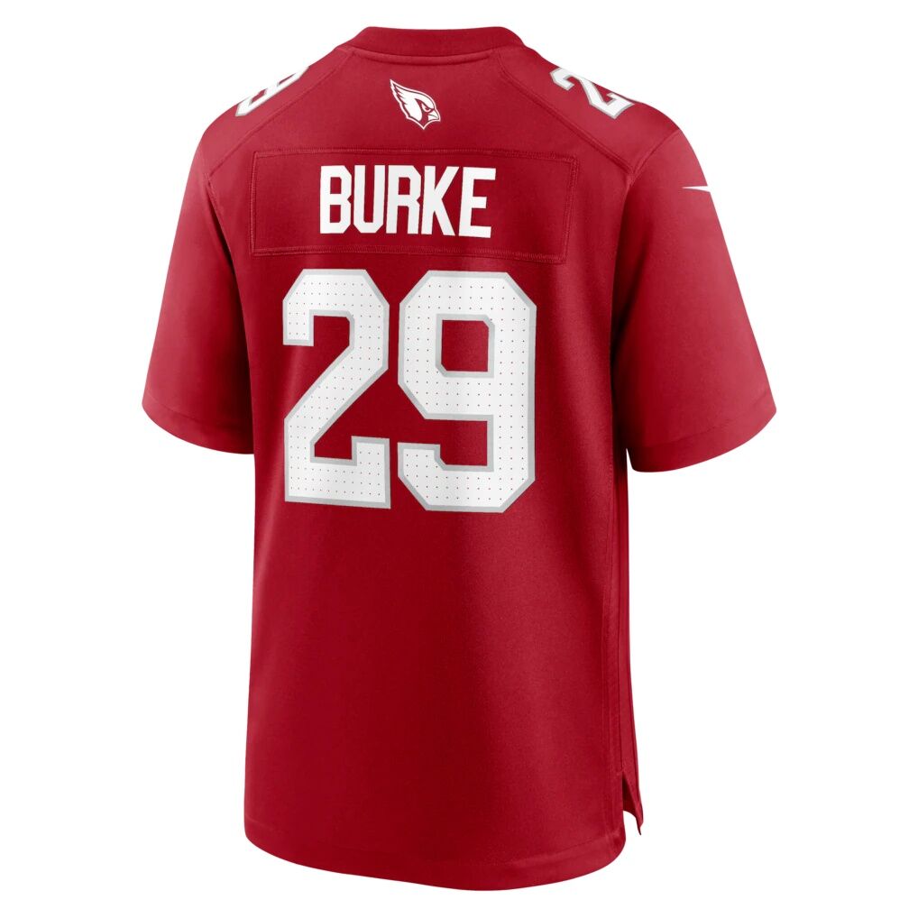 Denzel Burke Arizona Cardinals Nike Team Game Jersey -  Cardinal
