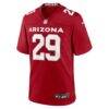 Denzel Burke Arizona Cardinals Nike Team Game Jersey - - Side View