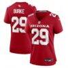 Denzel Burke Arizona Cardinals Nike Women's Team Game Jersey - - Front View