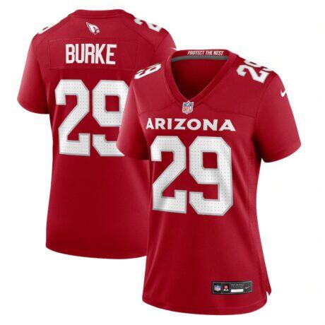 Denzel Burke Arizona Cardinals Nike Women's Team Game Jersey - - Front View