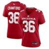 Kitan Crawford Arizona Cardinals Nike Women's Team Game Jersey - - Front View