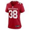Chad Ryland Arizona Cardinals Nike Women's Team Game Jersey - - Side View