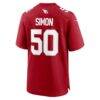 Cody Simon Arizona Cardinals Nike Team Game Jersey - - Detail View
