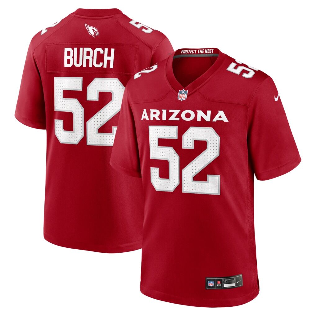 Jordan Burch Arizona Cardinals Nike Team Game Jersey -  Cardinal
