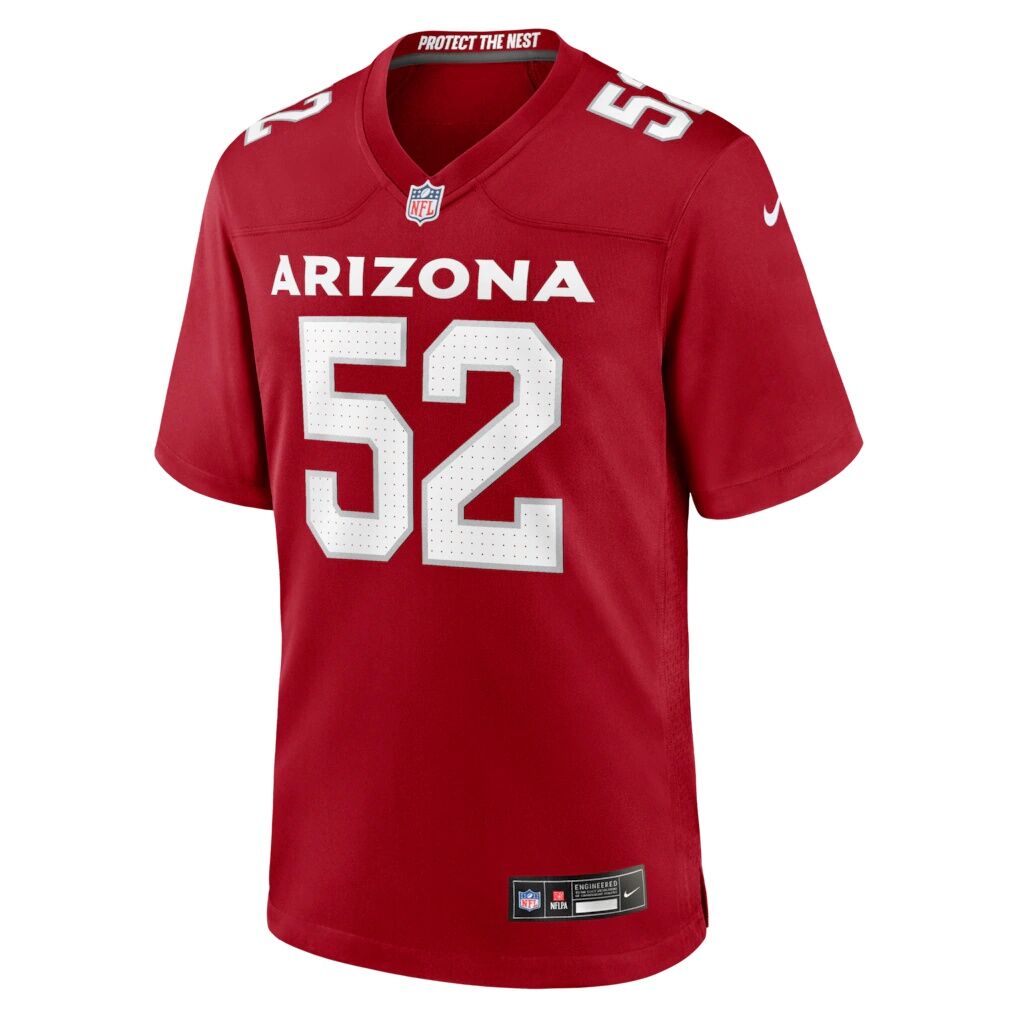 Jordan Burch Arizona Cardinals Nike Team Game Jersey -  Cardinal