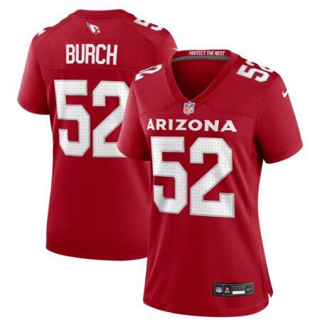 Jordan Burch Arizona Cardinals Nike Women's Team Game Jersey - - Front View