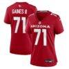 Jon Gaines II Arizona Cardinals Nike Women's Team Game Jersey - - Front View