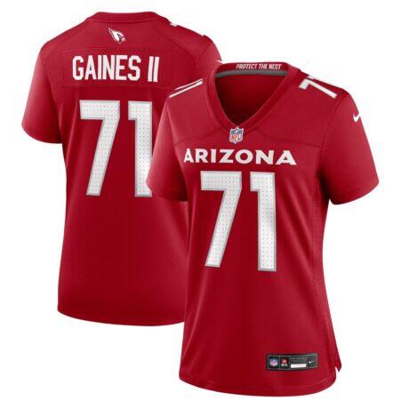 Jon Gaines II Arizona Cardinals Nike Women's Team Game Jersey - - Front View