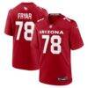 Josh Fryar Arizona Cardinals Nike Team Game Jersey - - Front View