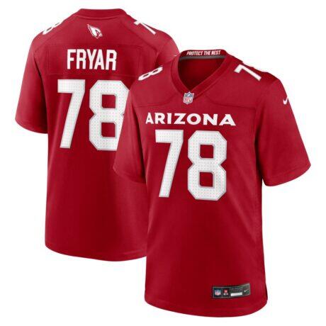 Josh Fryar Arizona Cardinals Nike Team Game Jersey - - Front View