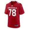 Josh Fryar Arizona Cardinals Nike Team Game Jersey - - Side View