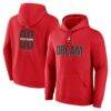 Atlanta Dream Center Court Name & Number Custom Hoodie - Red - Front View