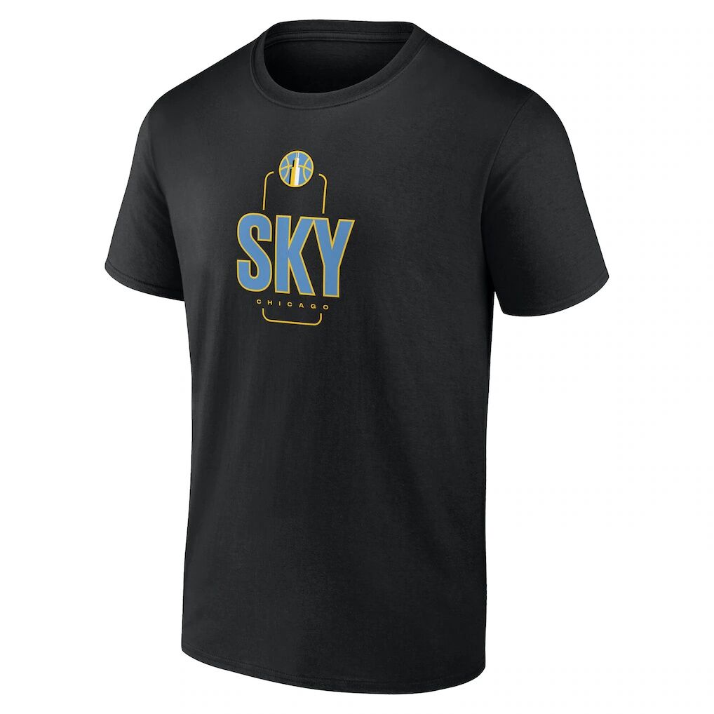 Chicago Sky Center Court Name & Number Custom T-Shirt