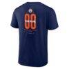 Connecticut Sun Center Court Name & Number Custom T-Shirt - Navy - Detail View