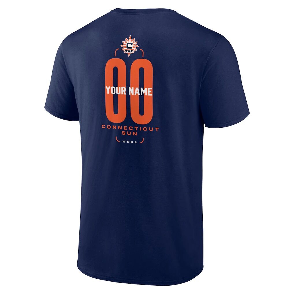 Connecticut Sun Center Court Name & Number Custom T-Shirt