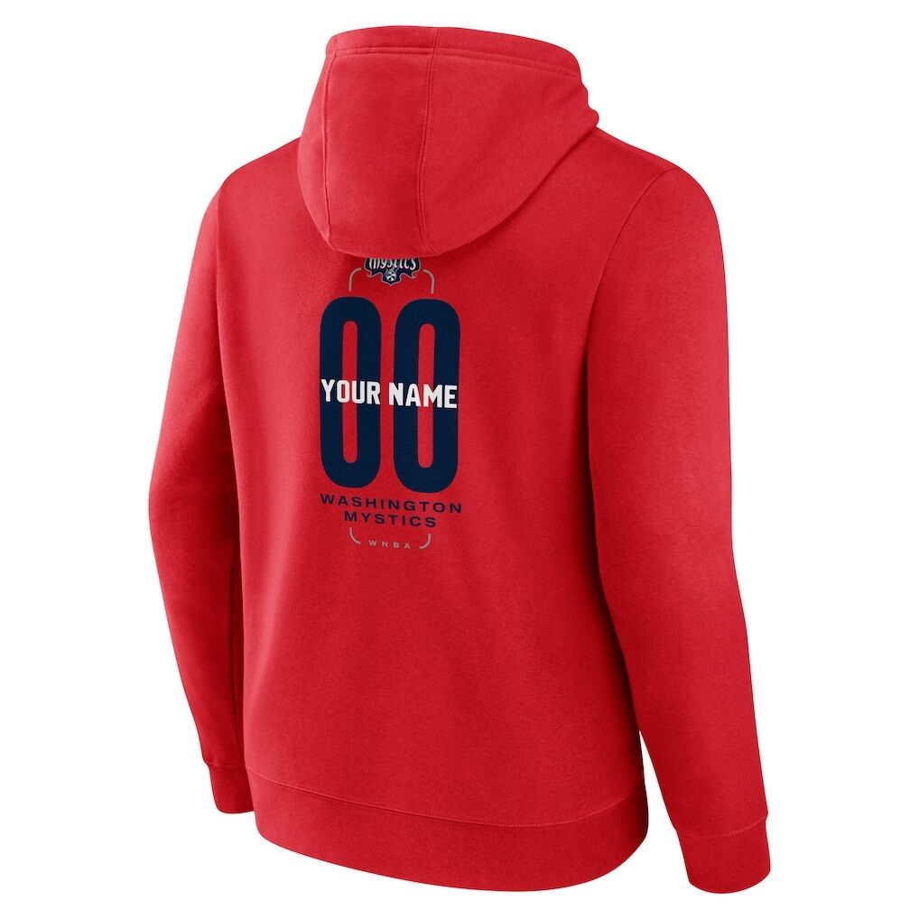 Washington Mystics Center Court Name & Number Custom Hoodie