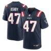 Julian Ashby New England Patriots Nike Team Game Jersey - Navy - Front View