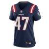 Julian Ashby New England Patriots Nike Women's Team Game Jersey - Navy - Side View