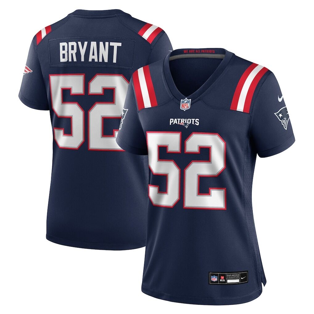 Marcus Bryant New England Patriots Nike Women's Team Game Jersey