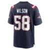 Jared Wilson New England Patriots Nike Team Game Jersey - Navy - Detail View