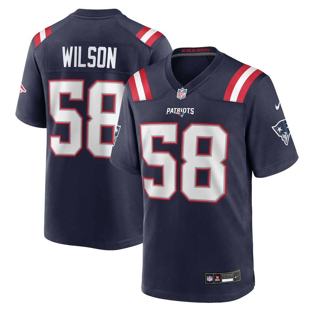 Jared Wilson New England Patriots Nike Team Game Jersey