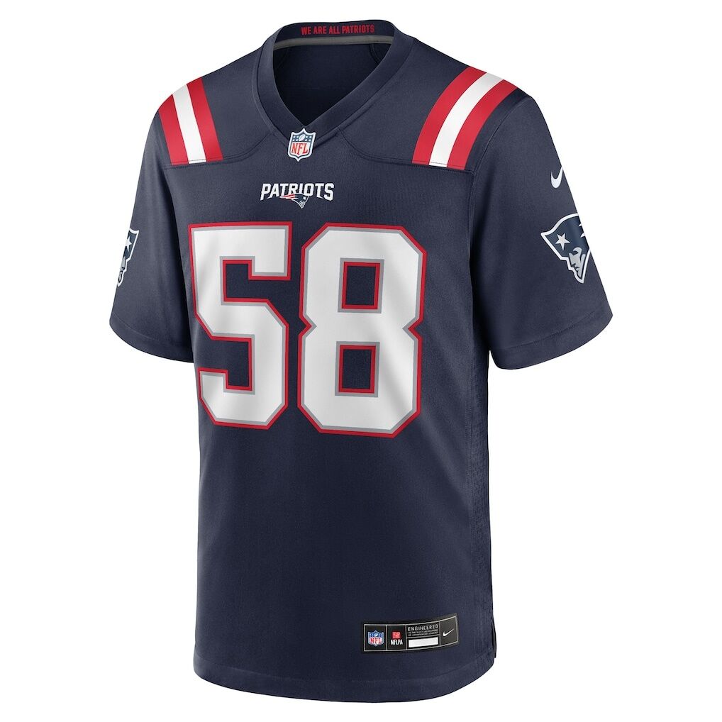 Jared Wilson New England Patriots Nike Team Game Jersey