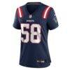 Jared Wilson New England Patriots Nike Women's Team Game Jersey - Navy - Side View