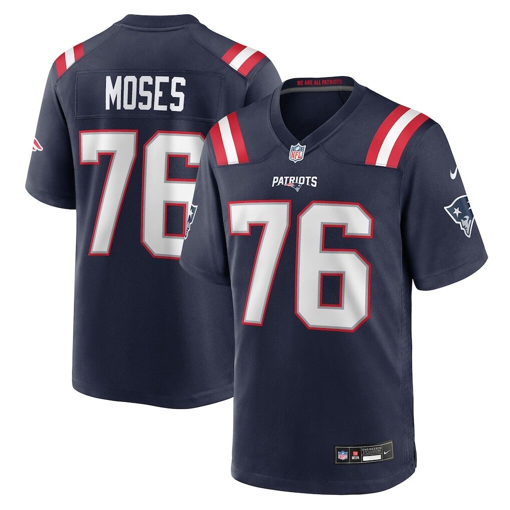 Morgan Moses New England Patriots Nike Team Game Jersey