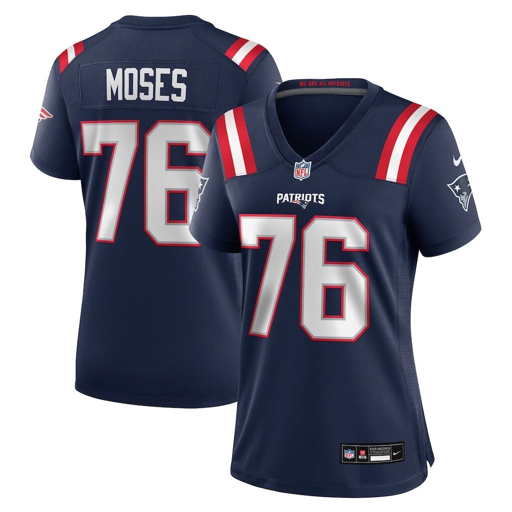 Morgan Moses New England Patriots Nike Women's Team Game Jersey