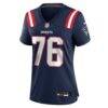 Morgan Moses New England Patriots Nike Women's Team Game Jersey - Navy - Side View