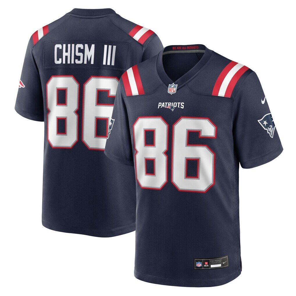 Efton Chism III New England Patriots Nike Team Game Jersey