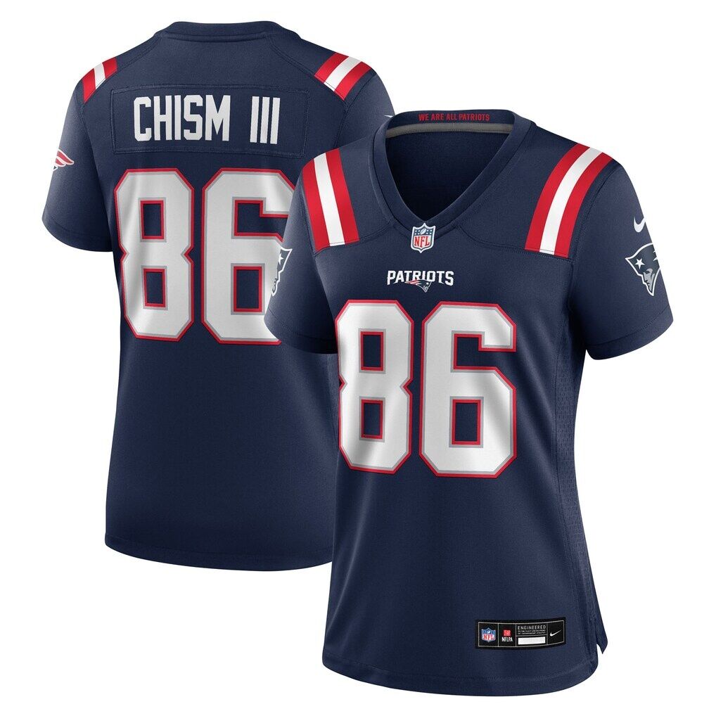 Efton Chism III New England Patriots Nike Women's Team Game Jersey