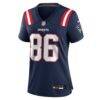 Efton Chism III New England Patriots Nike Women's Team Game Jersey - Navy - Side View