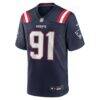 Elijah Ponder New England Patriots Nike Team Game Jersey - Navy - Side View